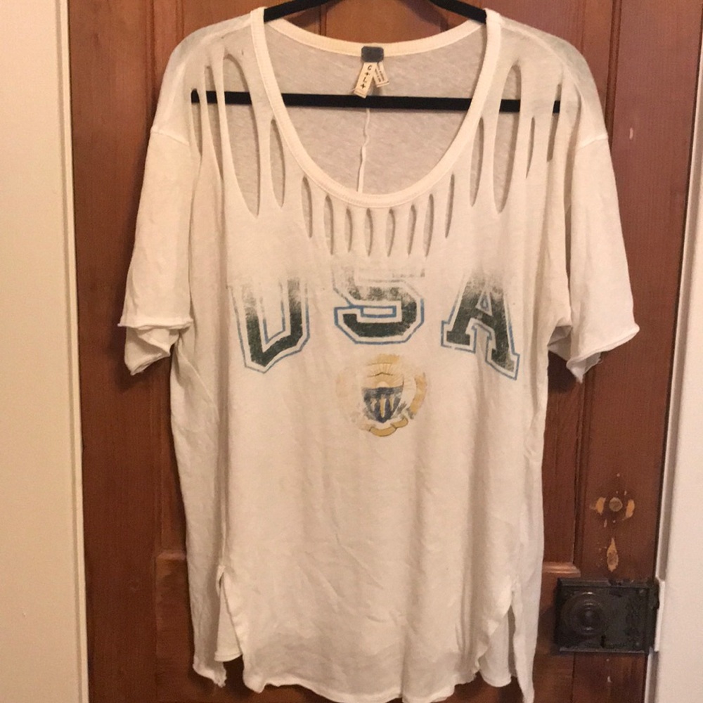 Free People USA Comfy Tee